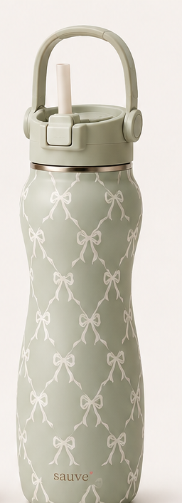 sauve bottle in Sage Bow